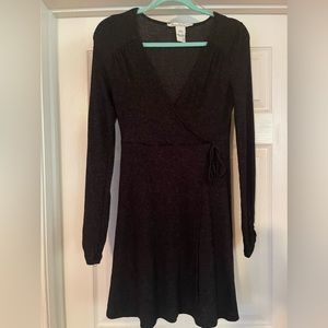 American Rag sweater dress black